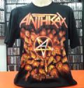 Anthrax - Worship Music (Camiseta Manga Curta - Tamanho G)